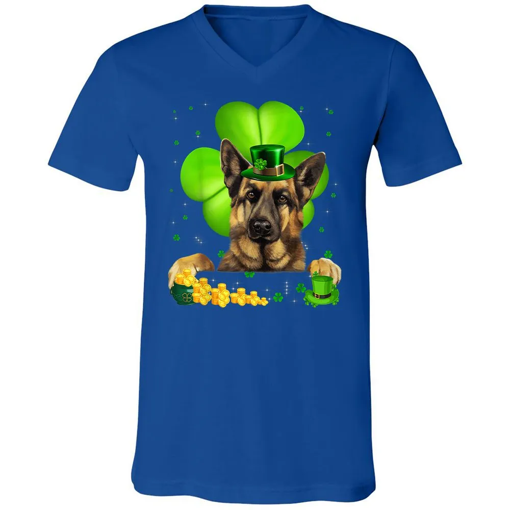 Unisex V-Neck T-Shirt - 3WDFCB4P - True Royal - 4