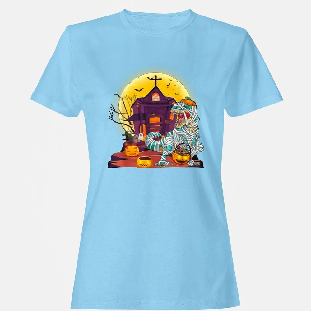 Women's T-Shirt - ZV5LCRDM - Light Blue - 8