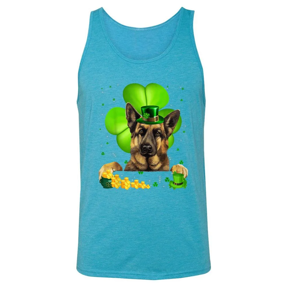Unisex Jersey Tank - M9E5EQUD - Aqua Triblend - 3