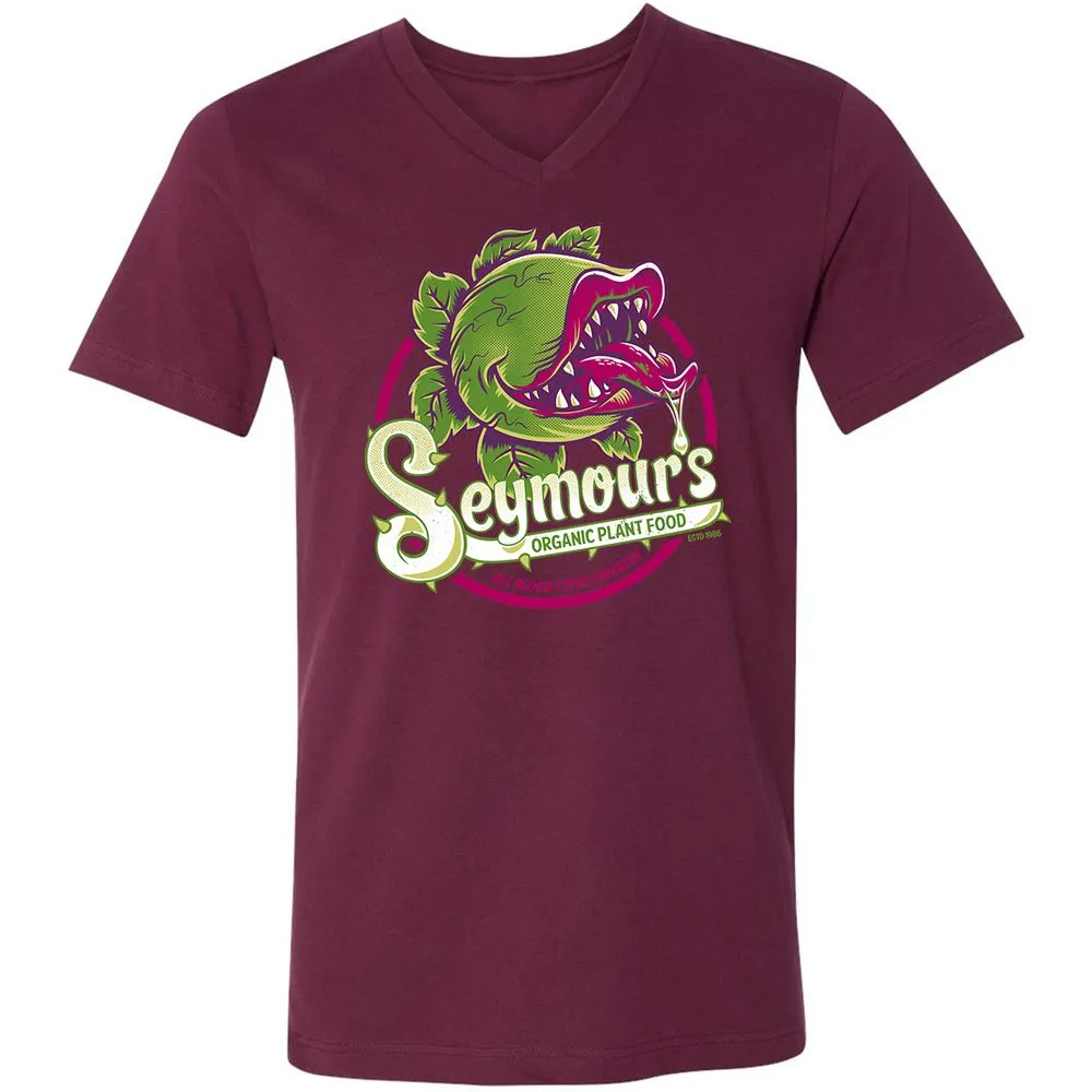 Unisex V-Neck T-Shirt - XXRWZJ1Z - Maroon - 6