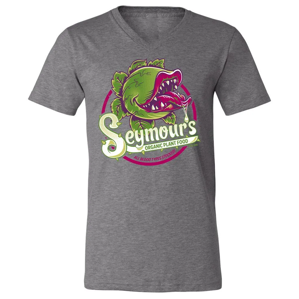 Unisex V-Neck T-Shirt - XXRWZJ1Z - Deep Heather - 13