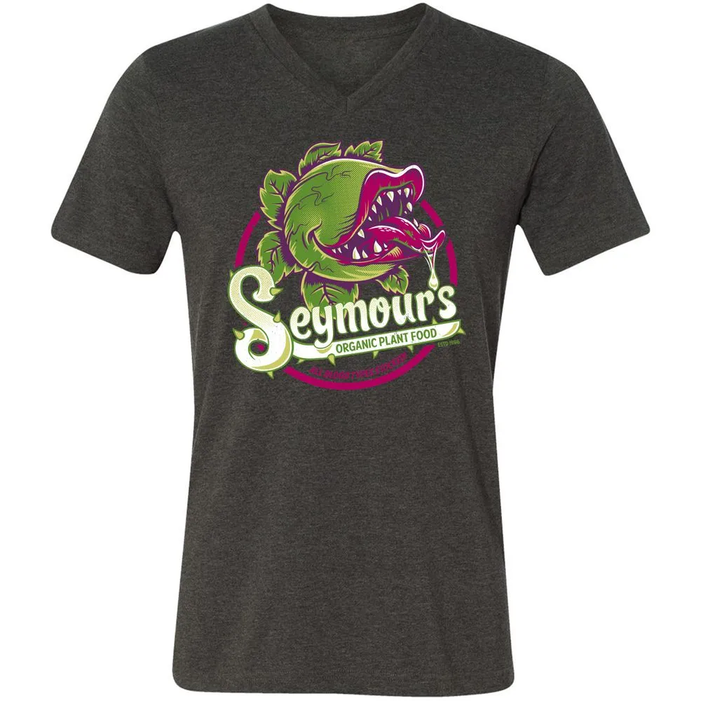 Unisex V-Neck T-Shirt - XXRWZJ1Z - Dark Grey Heather - 8