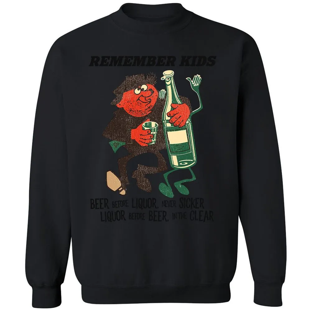 Classic Unisex Sweatshirt - WKAMKYR7 - Black - 12