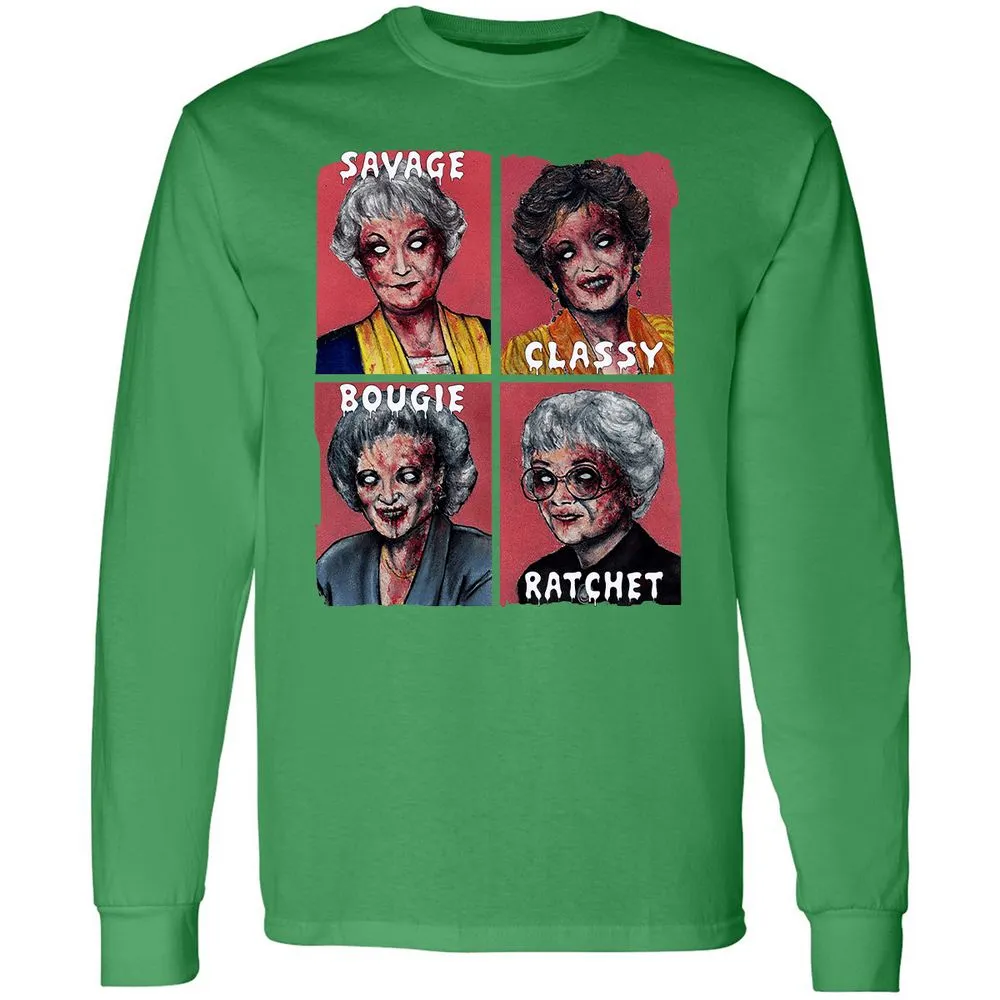 Long Sleeve T-Shirt - GCRFT8ZS - Irish Green - 10