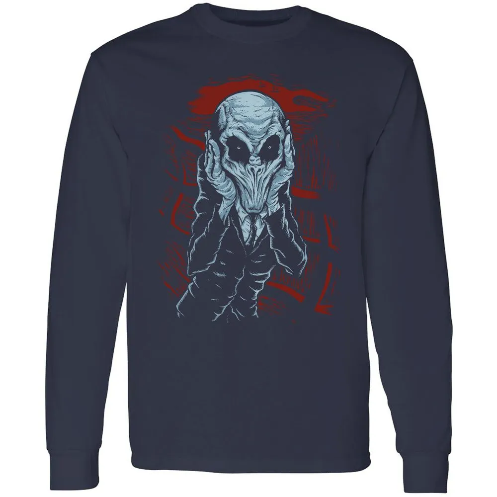 Long Sleeve T-Shirt - 5DBD1R26 - Navy - 2