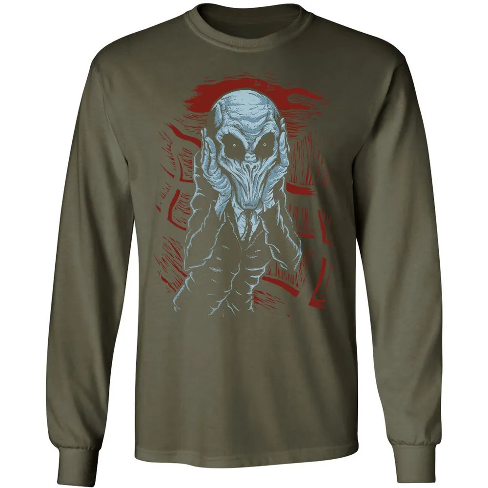 Long Sleeve T-Shirt - 5DBD1R26 - Military Green - 16