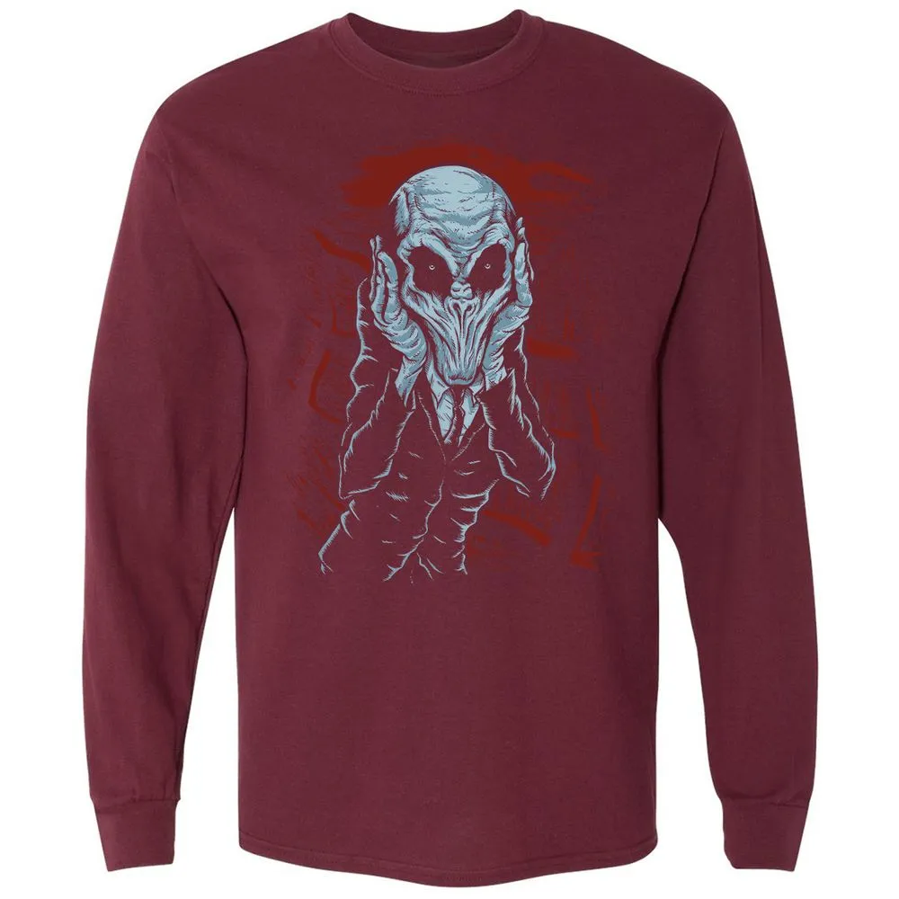 Long Sleeve T-Shirt - 5DBD1R26 - Maroon - 11