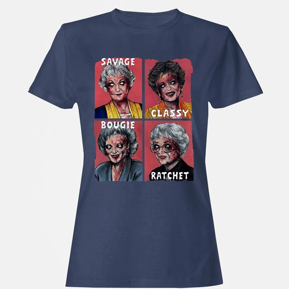 Women's T-Shirt - G9UMJP7W - Navy - 10