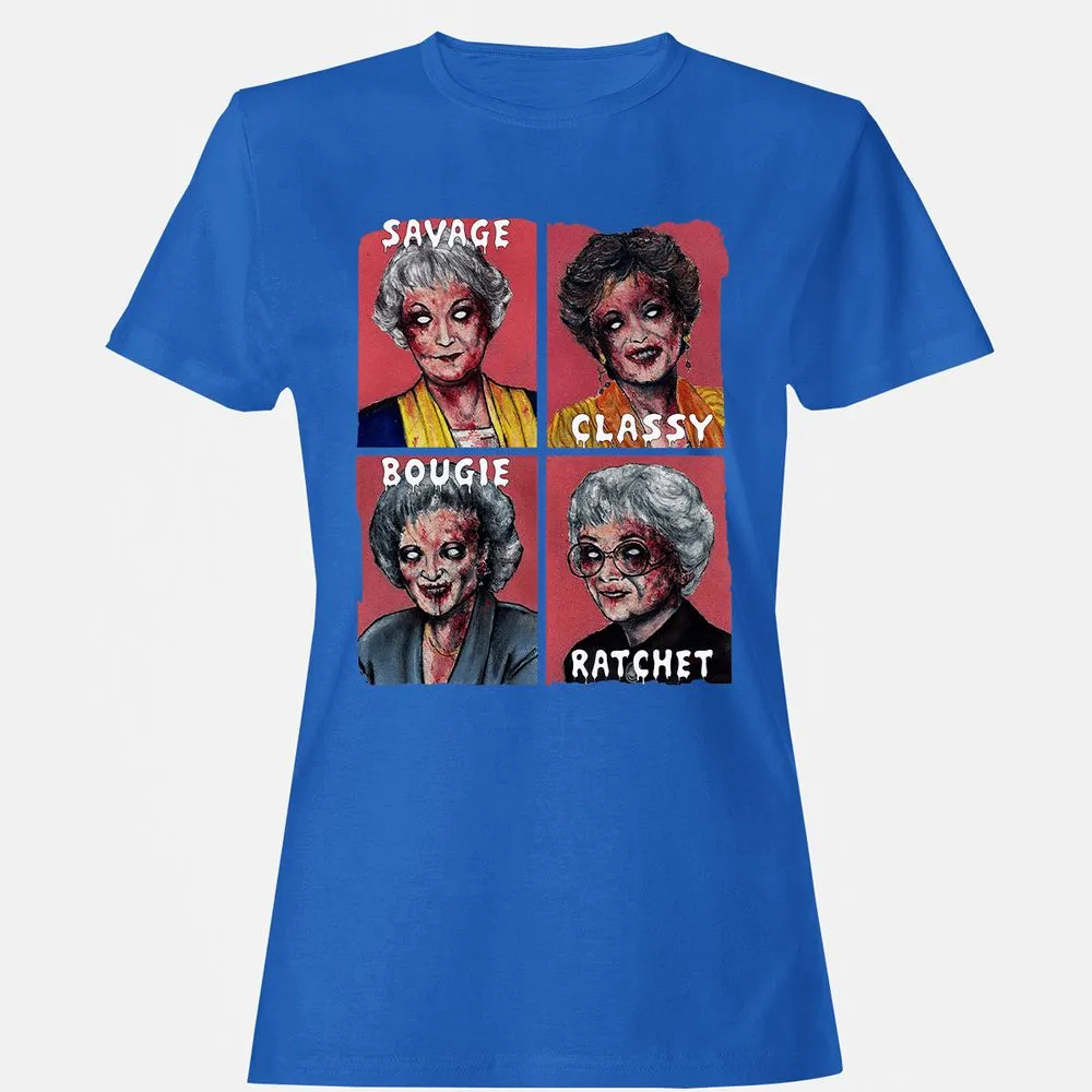 Women's T-Shirt - G9UMJP7W - Royal - 14