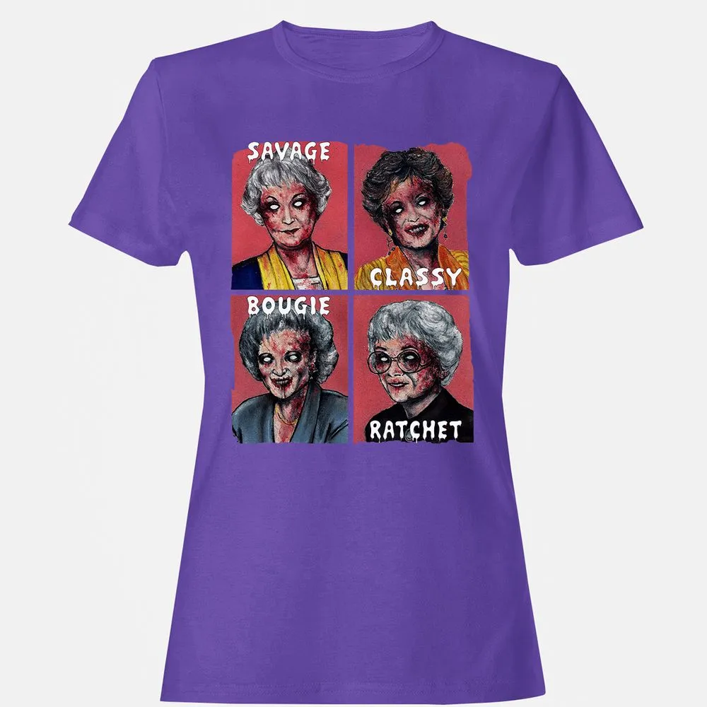 Women's T-Shirt - G9UMJP7W - Purple - 12