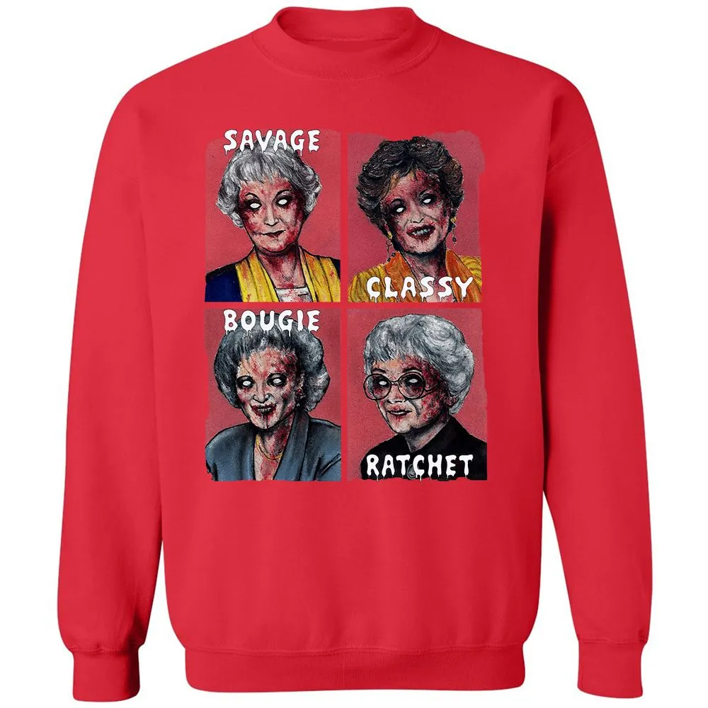 Classic Unisex Sweatshirt - FAMKX5HH - Red - 5