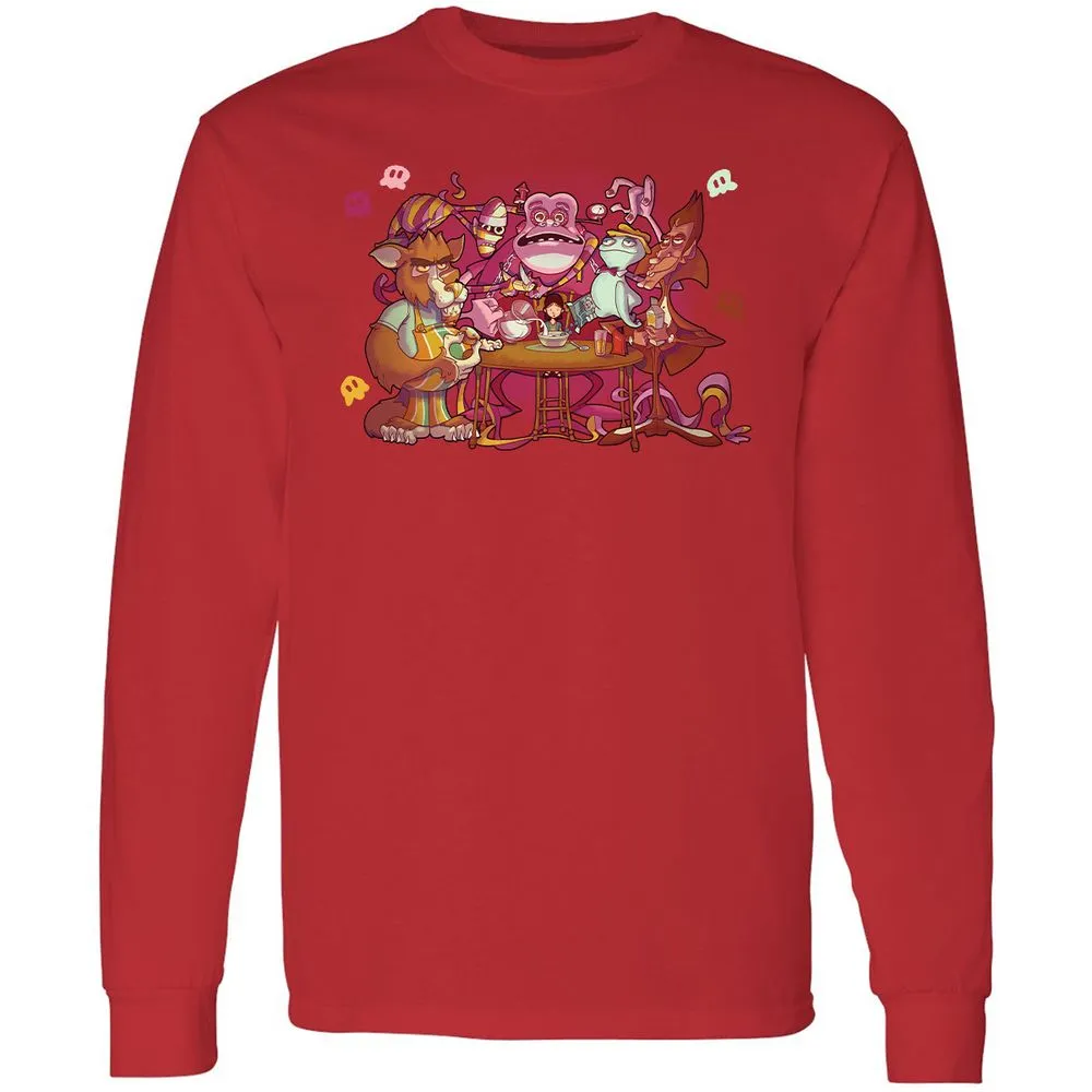 Long Sleeve T-Shirt - YX1ZZWXK - Red - 14