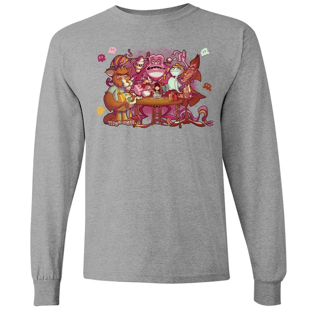 Long Sleeve T-Shirt - YX1ZZWXK - Graphite Heather - 6
