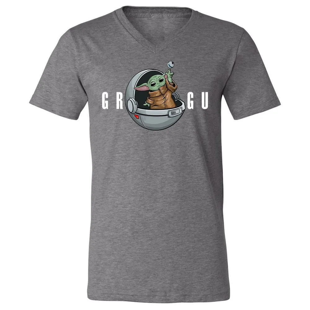 Unisex V-Neck T-Shirt - RQE1MJUL - Deep Heather - 13