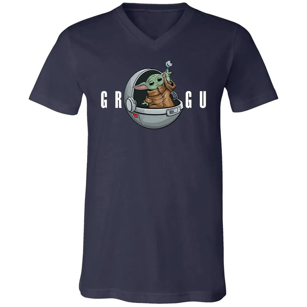 Unisex V-Neck T-Shirt - RQE1MJUL - Navy - 2