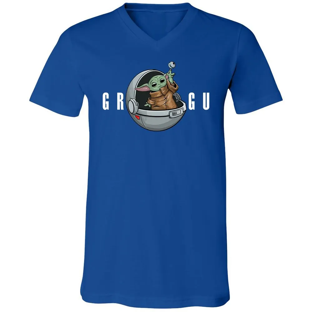 Unisex V-Neck T-Shirt - RQE1MJUL - True Royal - 4