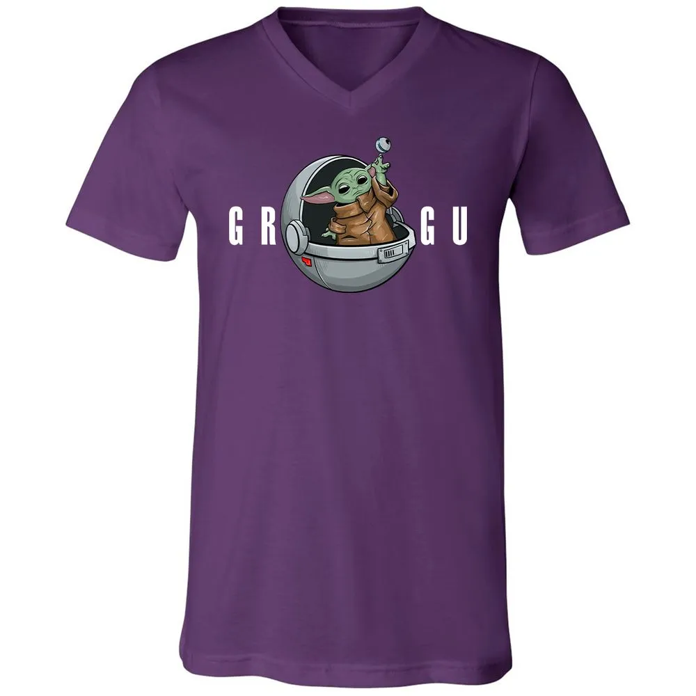 Unisex V-Neck T-Shirt - RQE1MJUL - Team Purple - 9