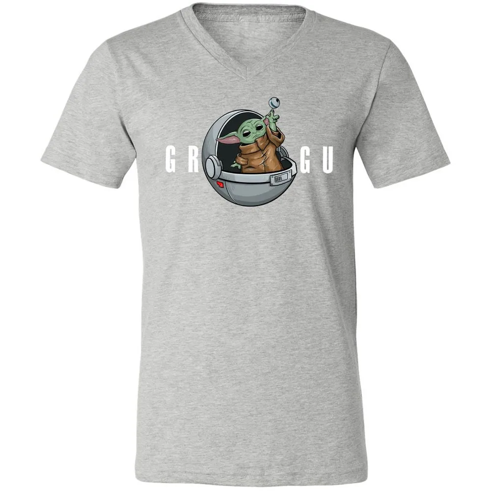 Unisex V-Neck T-Shirt - RQE1MJUL - Athletic Heather - 7