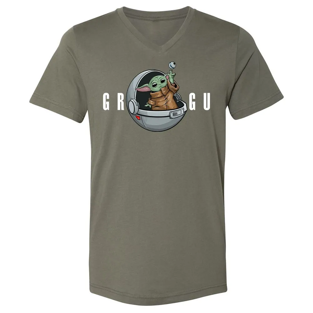 Unisex V-Neck T-Shirt - RQE1MJUL - Military Green - 10