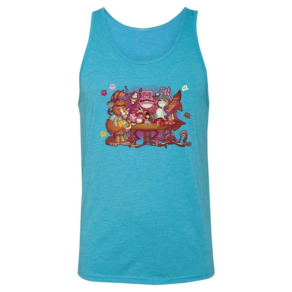 Unisex Jersey Tank - 2DVJG6B2 - Aqua Triblend - 3