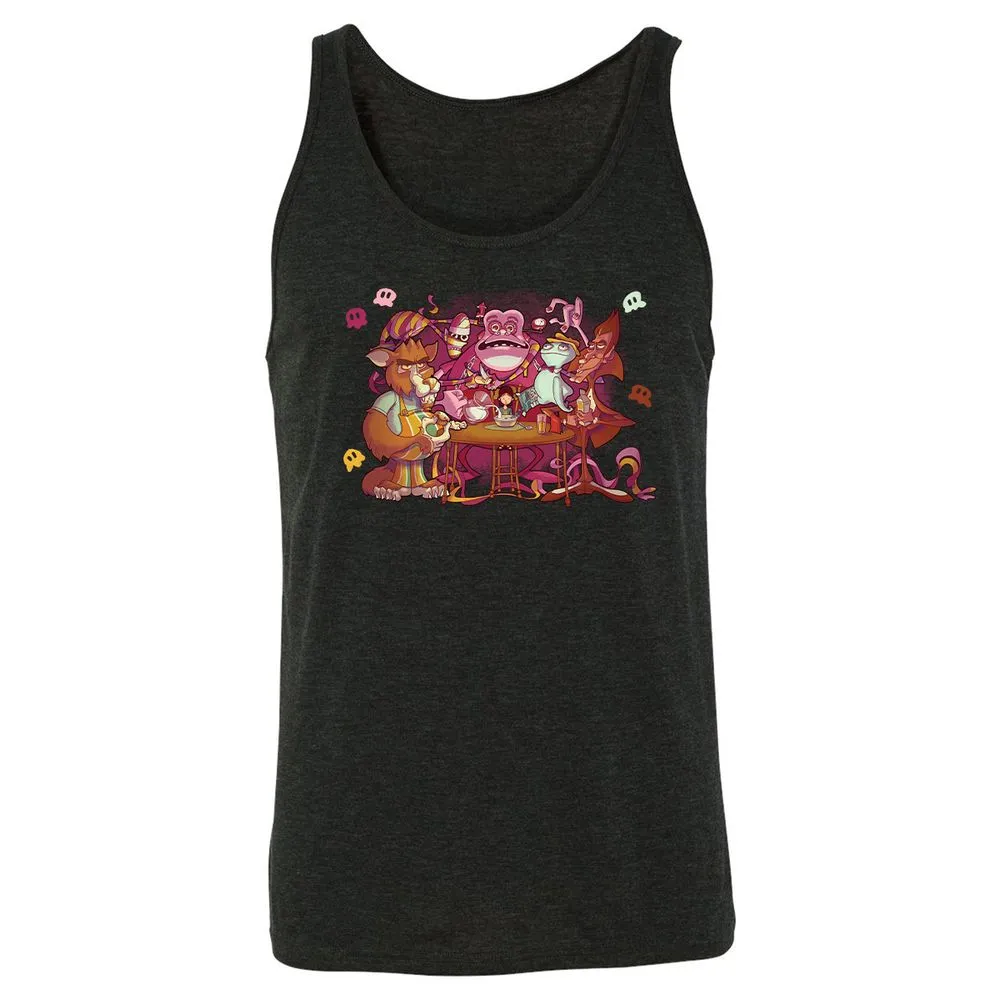 Unisex Jersey Tank - 2DVJG6B2 - Charcoal Black Triblend - 5