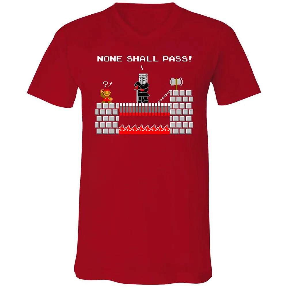 Unisex V-Neck T-Shirt - QQPRUQWP - Red - 3