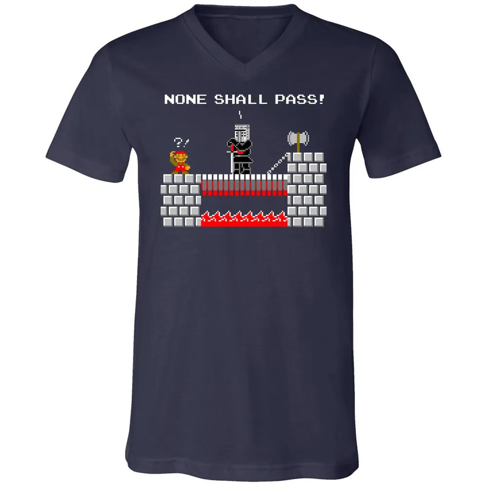 Unisex V-Neck T-Shirt - QQPRUQWP - Navy - 2