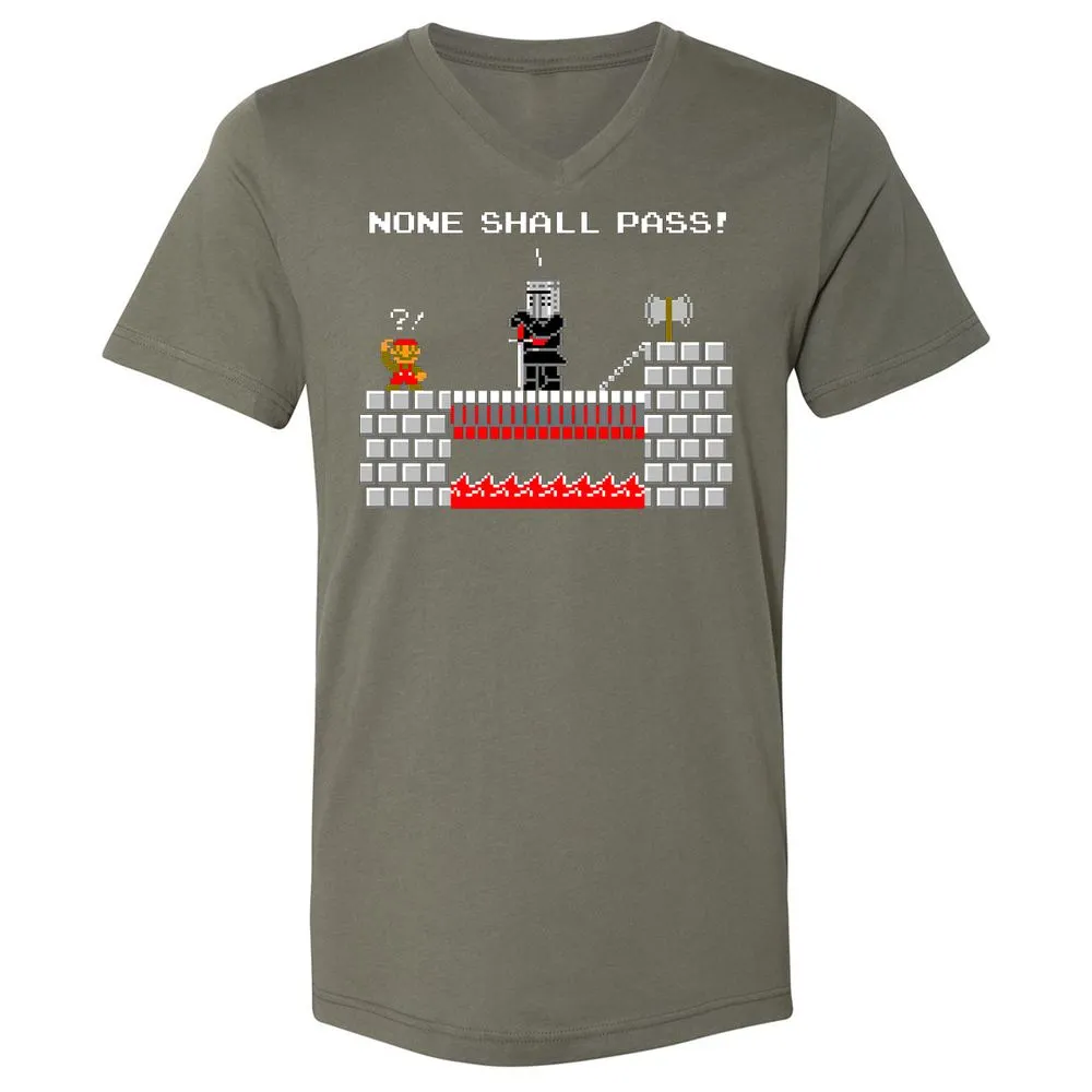 Unisex V-Neck T-Shirt - QQPRUQWP - Military Green - 10