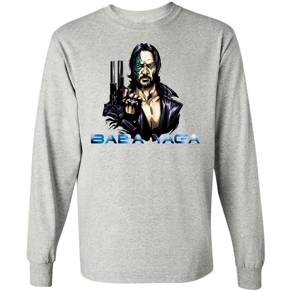 Long Sleeve T-Shirt - 24HVA8C8 - Ash - 7