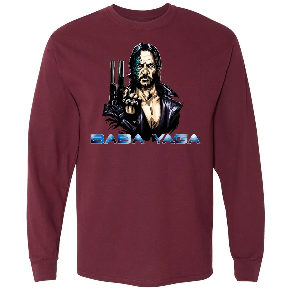 Long Sleeve T-Shirt - 24HVA8C8 - Maroon - 11