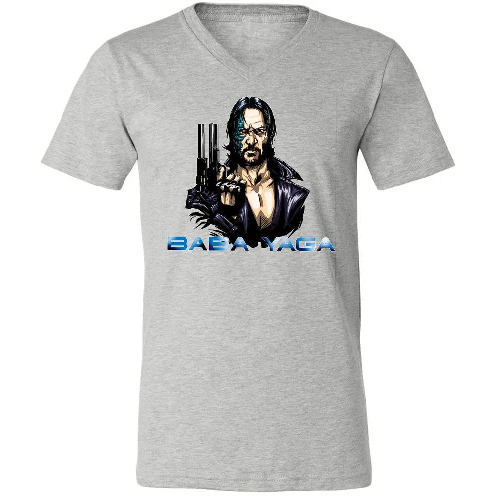 Unisex V-Neck T-Shirt - F3FKQY1T - Athletic Heather - 7