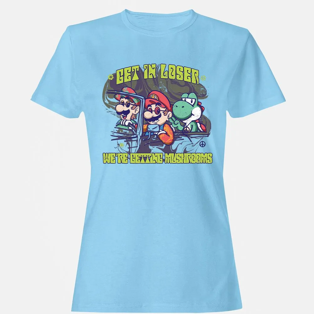 Women's T-Shirt - XHUJWZJQ - Light Blue - 8