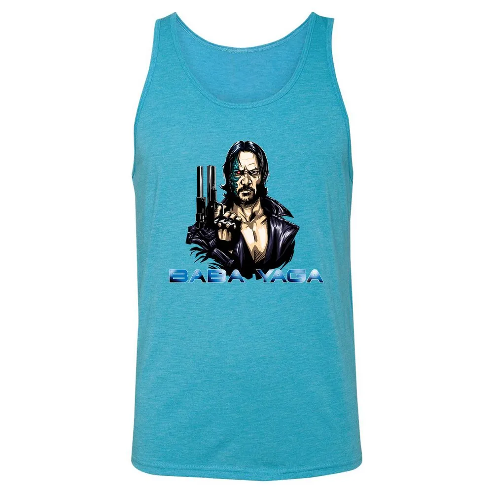 Unisex Jersey Tank - 29NNXETP - Aqua Triblend - 3