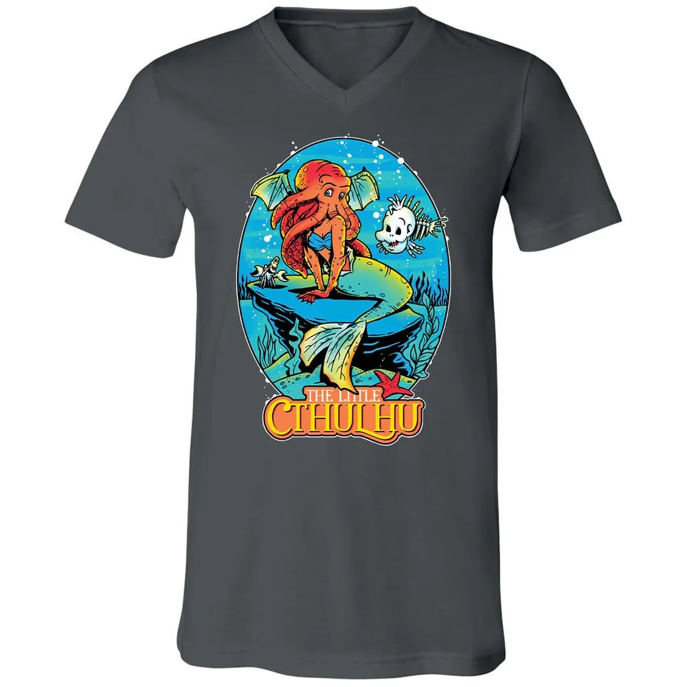 Unisex V-Neck T-Shirt - CA5GKM2L - Asphalt - 12