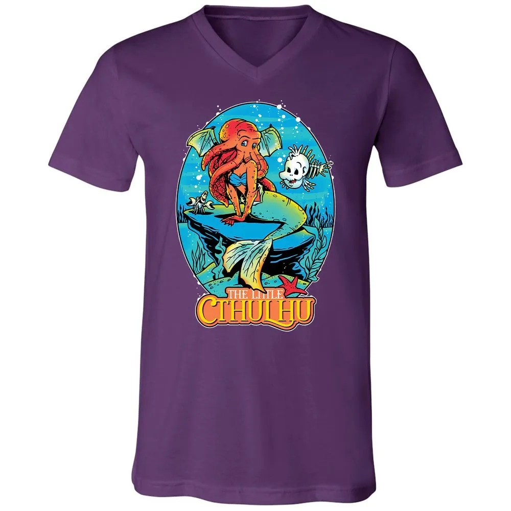 Unisex V-Neck T-Shirt - CA5GKM2L - Team Purple - 9
