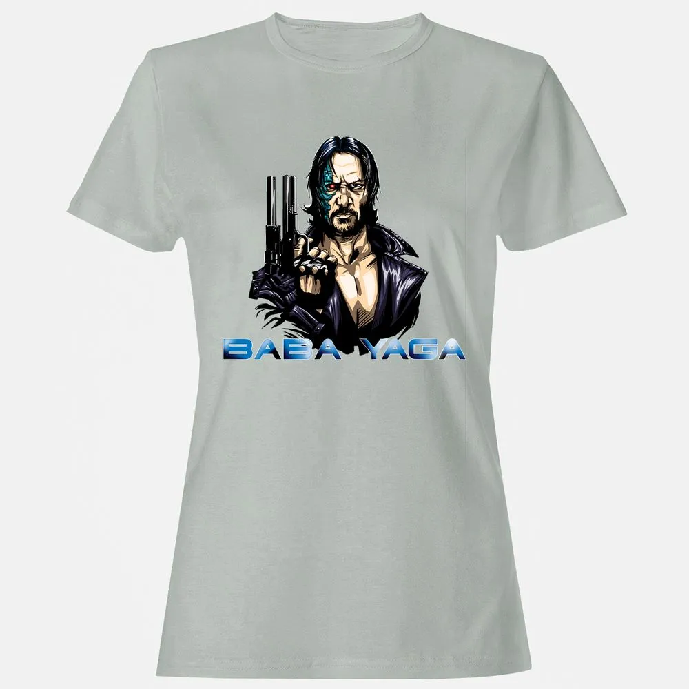 Women's T-Shirt - 4JQEEUAQ - Ash - 2