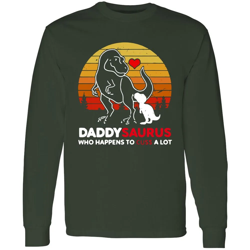 Long Sleeve T-Shirt - 9E4RKSBX - Forest Green - 4