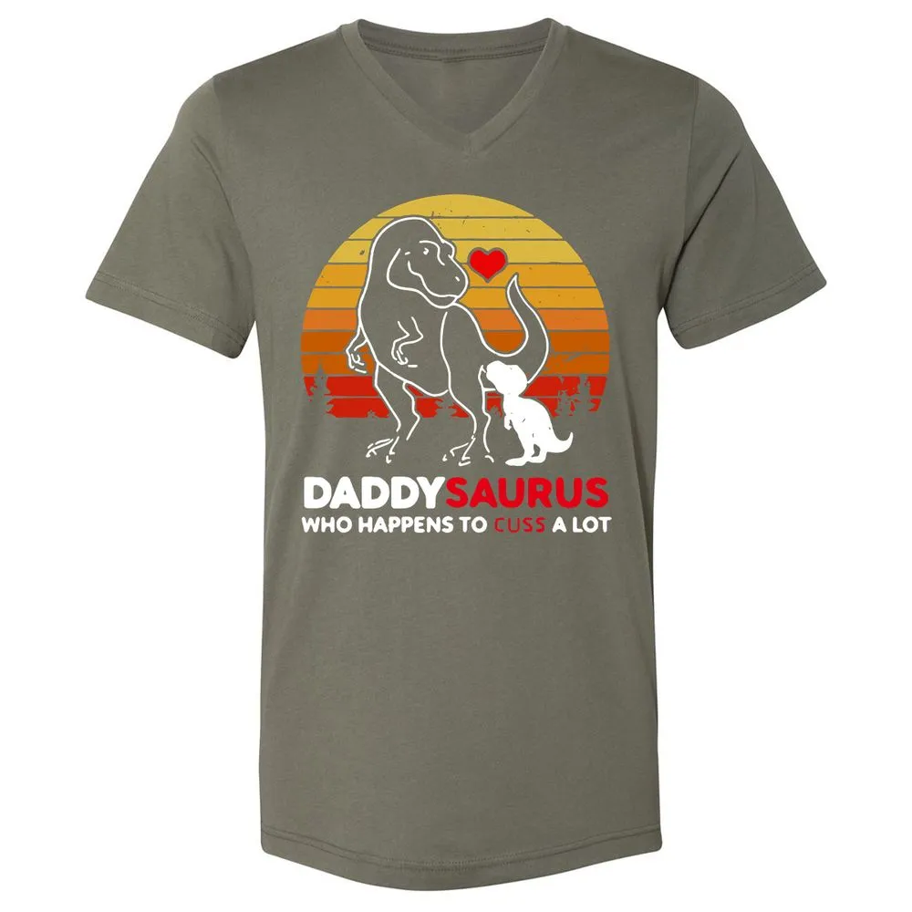 Unisex V-Neck T-Shirt - AUEUJG3Y - Military Green - 10