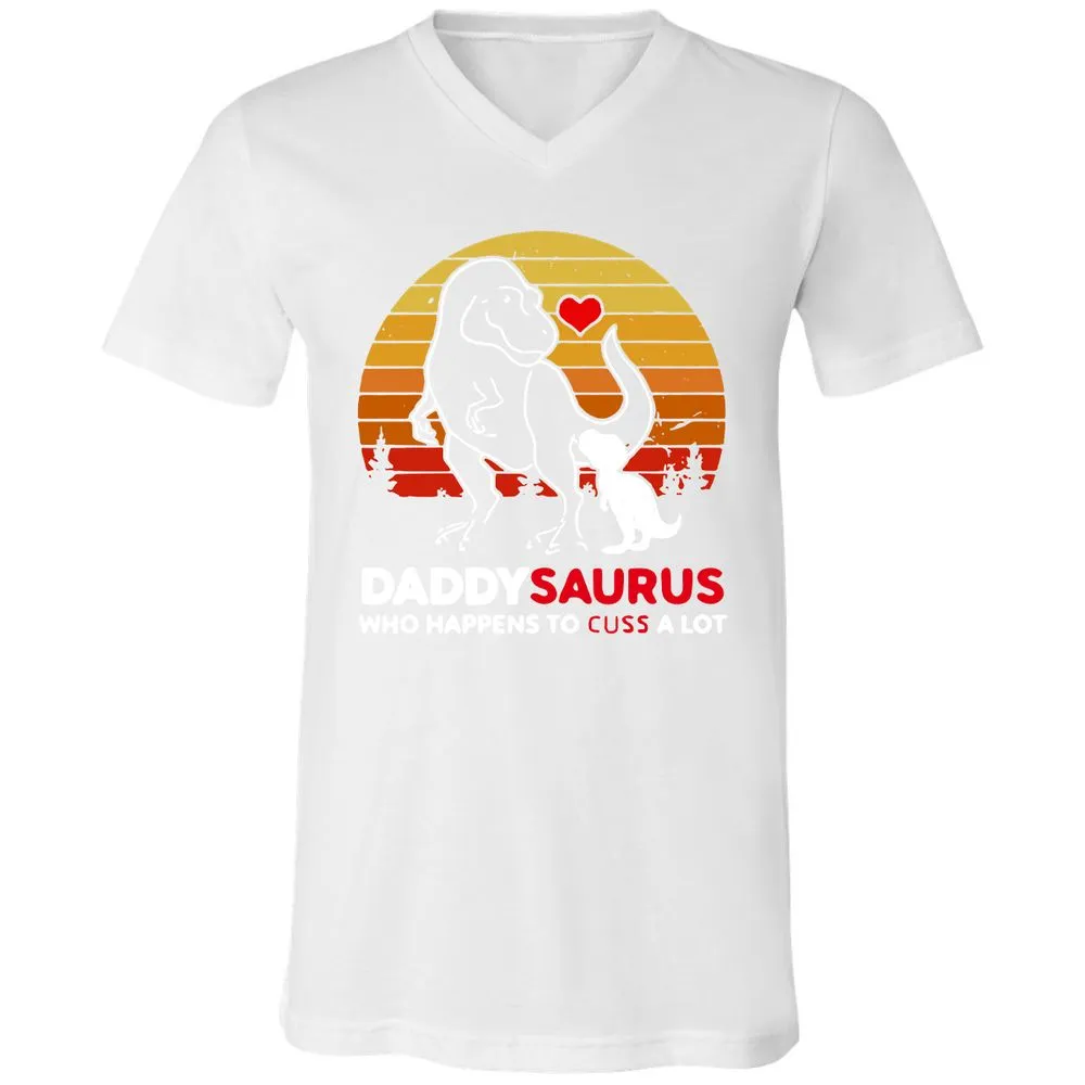Unisex V-Neck T-Shirt - AUEUJG3Y - White - 5
