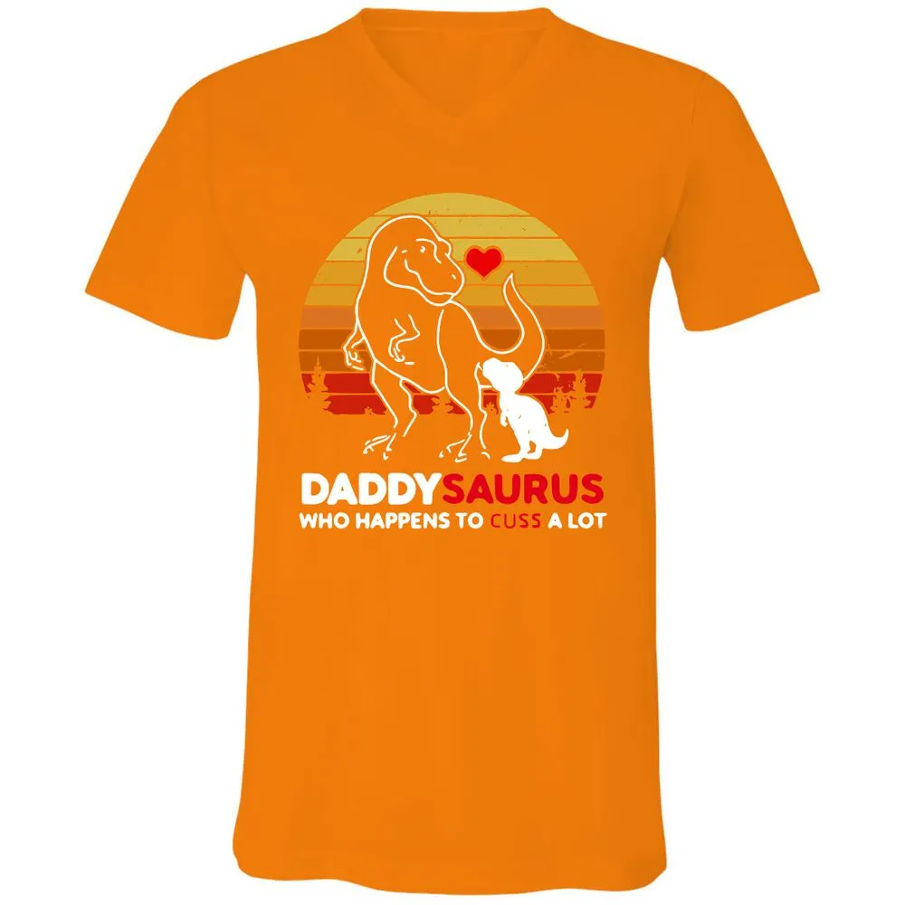 Unisex V-Neck T-Shirt - AUEUJG3Y - Orange - 11