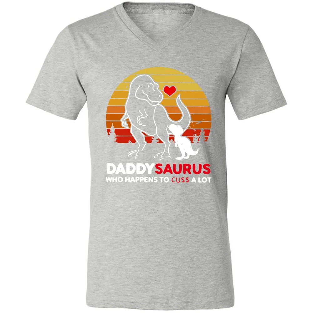 Unisex V-Neck T-Shirt - AUEUJG3Y - Athletic Heather - 7