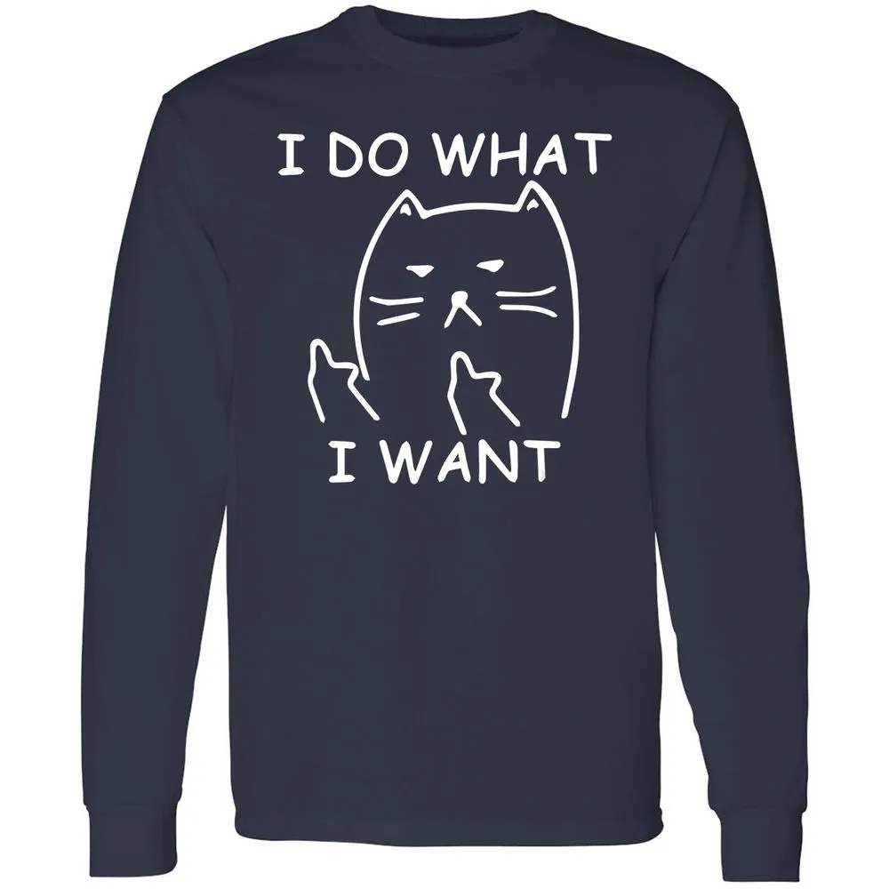 Long Sleeve T-Shirt - 4NSWUZDF - Navy - 2