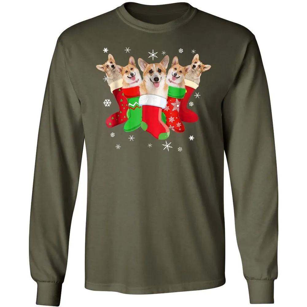 Long Sleeve T-Shirt - 1DFK3GPN - Military Green - 16