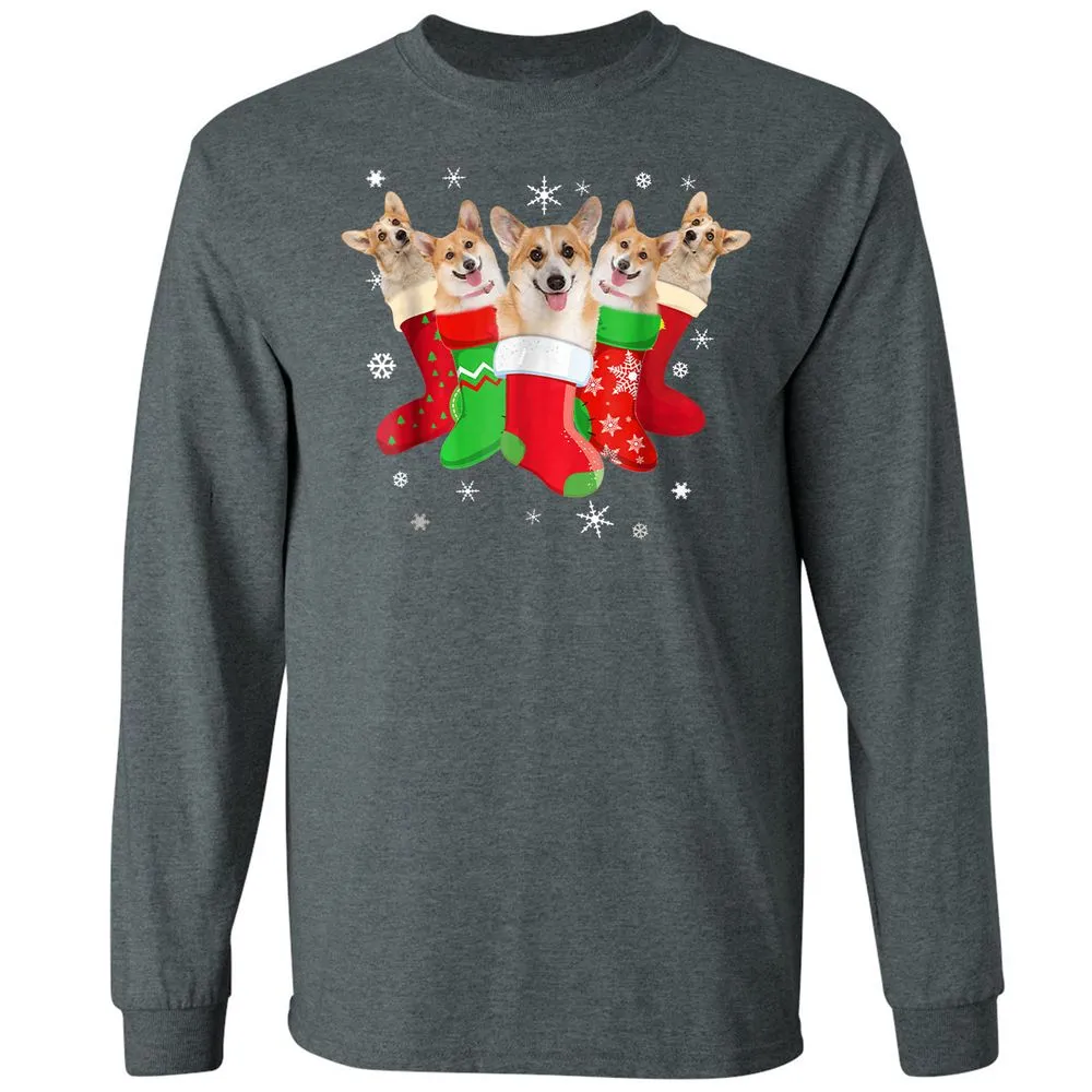 Long Sleeve T-Shirt - 1DFK3GPN - Dark Heather - 15