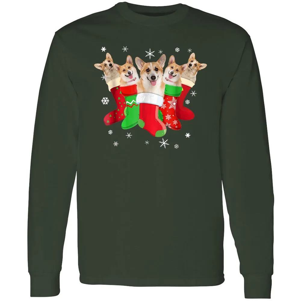 Long Sleeve T-Shirt - 1DFK3GPN - Forest Green - 4