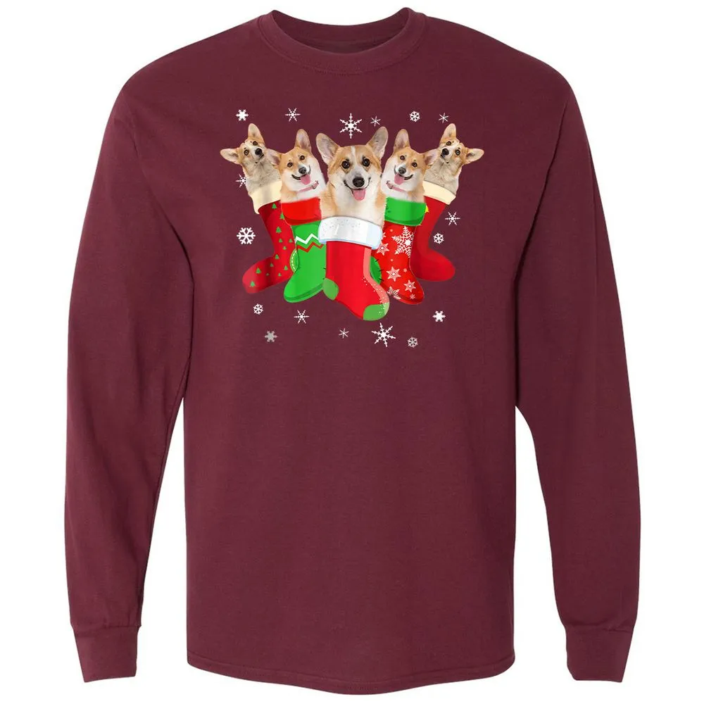 Long Sleeve T-Shirt - 1DFK3GPN - Maroon - 11