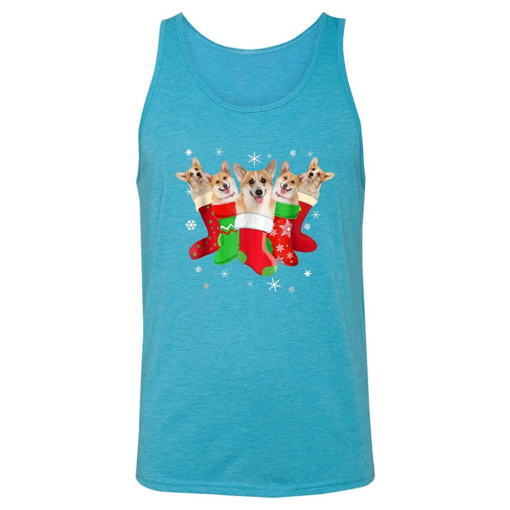 Unisex Jersey Tank - WDZ8YL6R - Aqua Triblend - 3