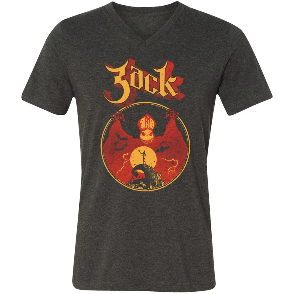 Unisex V-Neck T-Shirt - HVKTDFCN - Dark Grey Heather - 8
