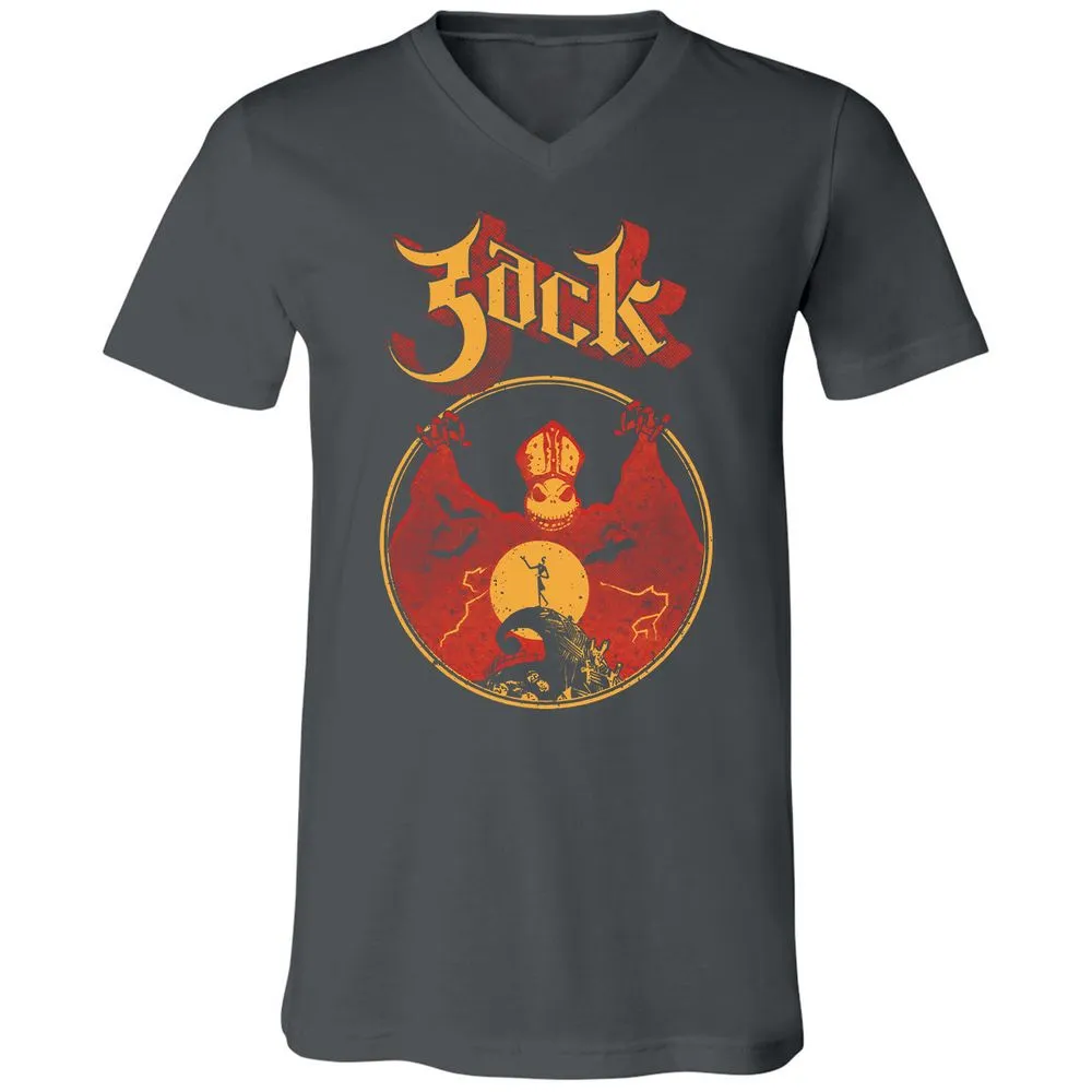 Unisex V-Neck T-Shirt - HVKTDFCN - Asphalt - 12