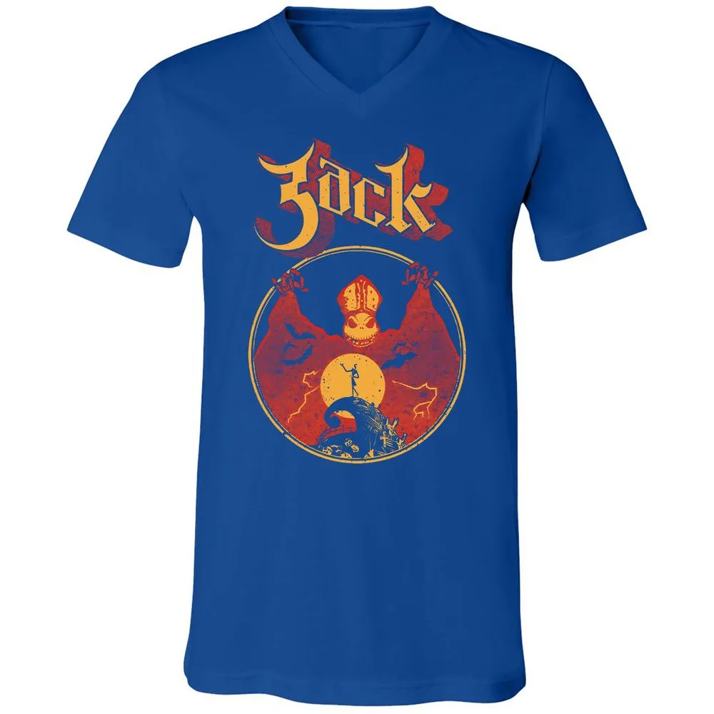 Unisex V-Neck T-Shirt - HVKTDFCN - True Royal - 4